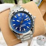 Replica IWC Aquatimer Stainless Steel Blue Dial Watches 42mm